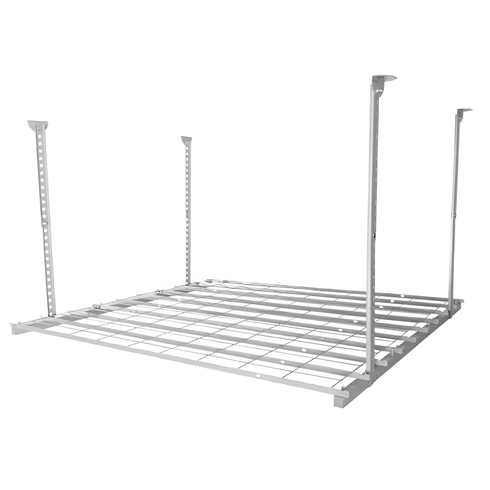 Adjustable Height Overhead Garage Storage 250-Lb in Gray Steel ( 48-In W X 42-In D )
