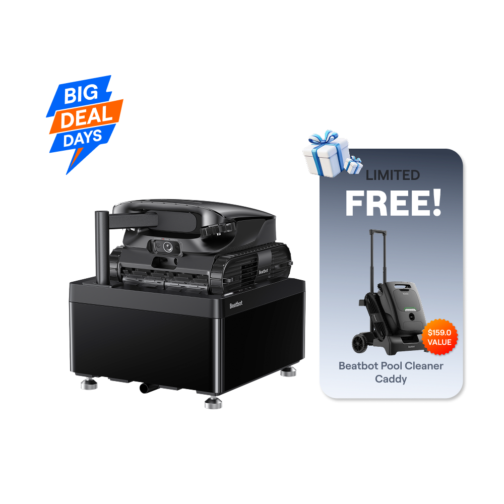 Beatbot AquaSense X AI Robotic Pool Cleaner with AstroRinse Self-Cleaning Station