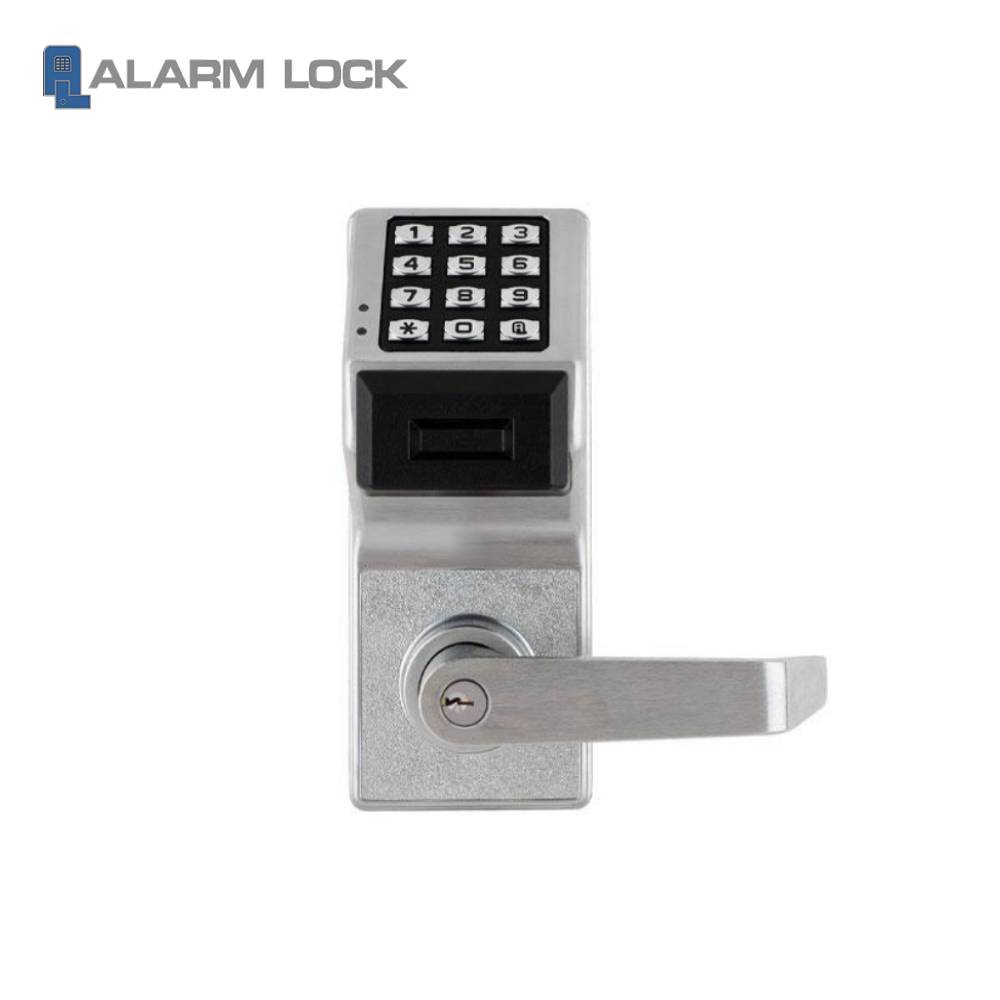 Alarm Lock PDL6200-26D Trilogy Networx Digital Cylindrical PIN/Prox Lock with Door Position Switch – Satin Chrome