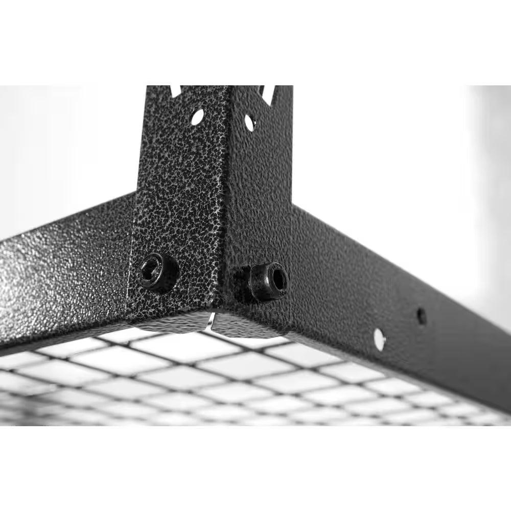 Gearloft Hammered Granite Adjustable Height Overhead Garage Storage Rack (48 in W X 24 in D)