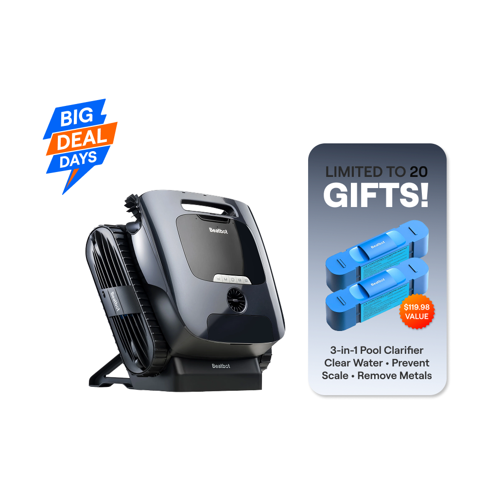 Beatbot AquaSense 2 Ultra AI Robotic Pool Cleaner – 5-in-1 Pool Cleaning with AI Mapping