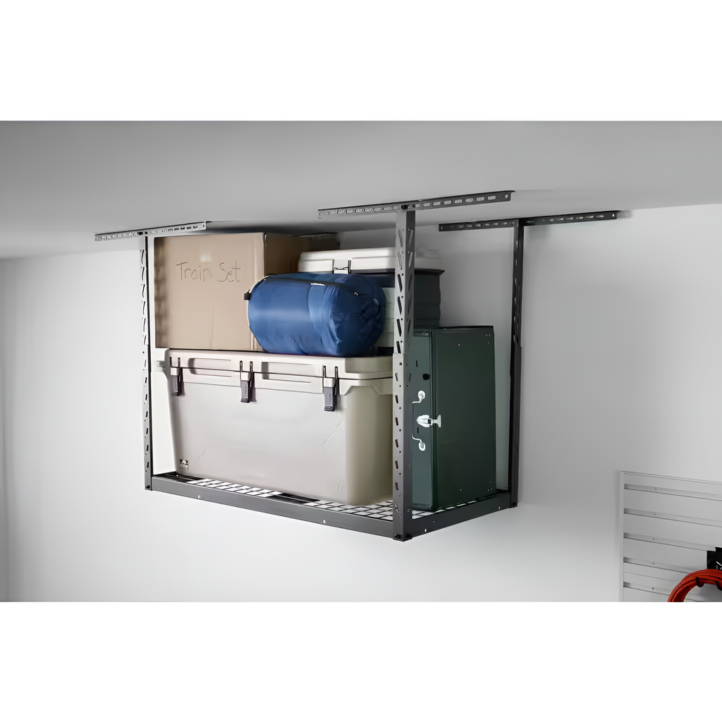 Gearloft Adjustable Overhead Garage Storage Rack – 48" W x 24" D