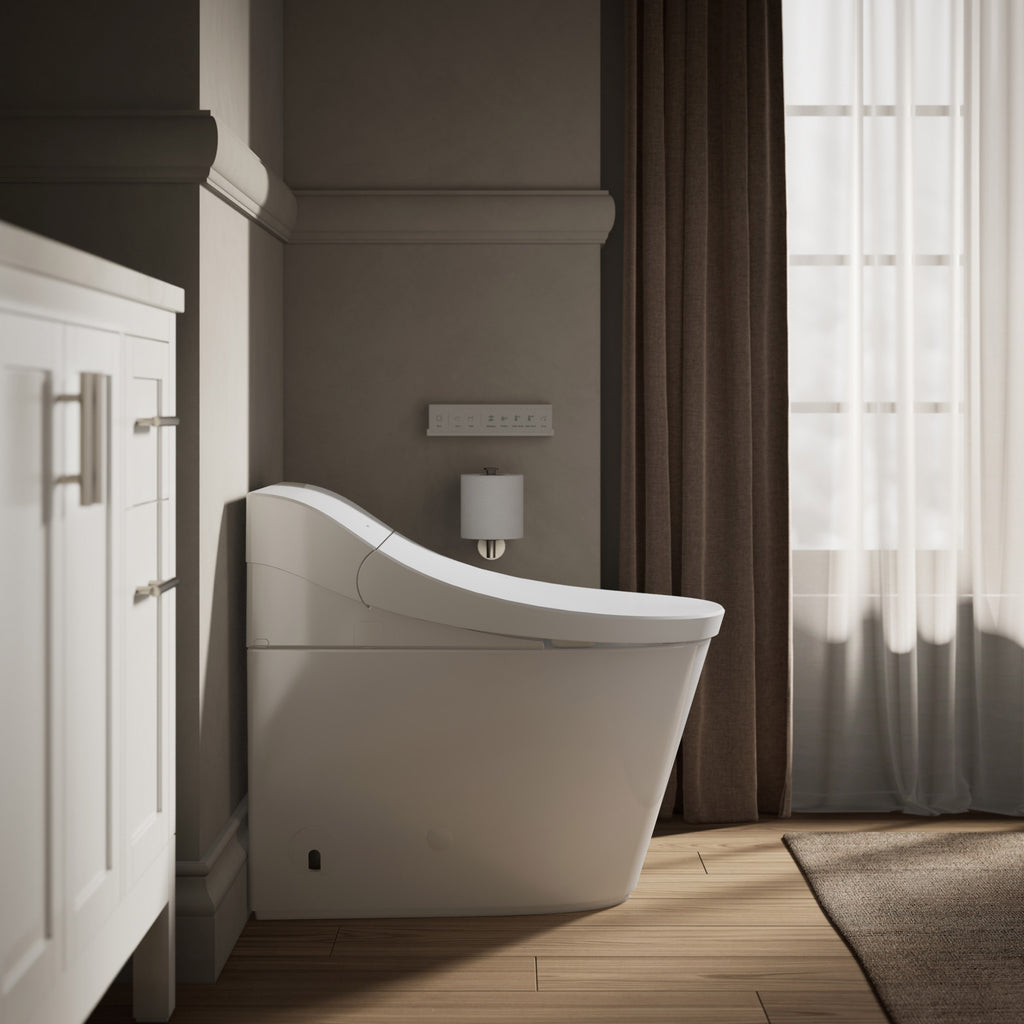 Kohler Jaro One-Piece Elongated Smart Toilet, Dual-Flush