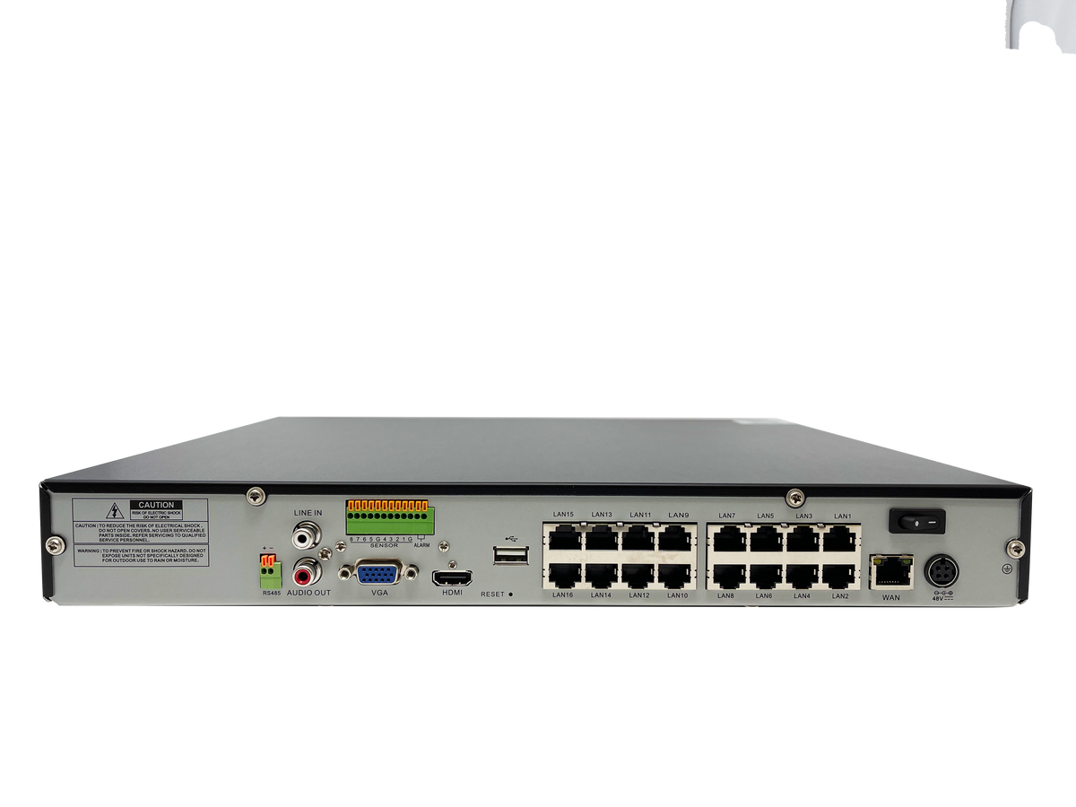 Bolide BN-NVR/16NX-S/NDAA 16-Channel PoE iPac AI NVR