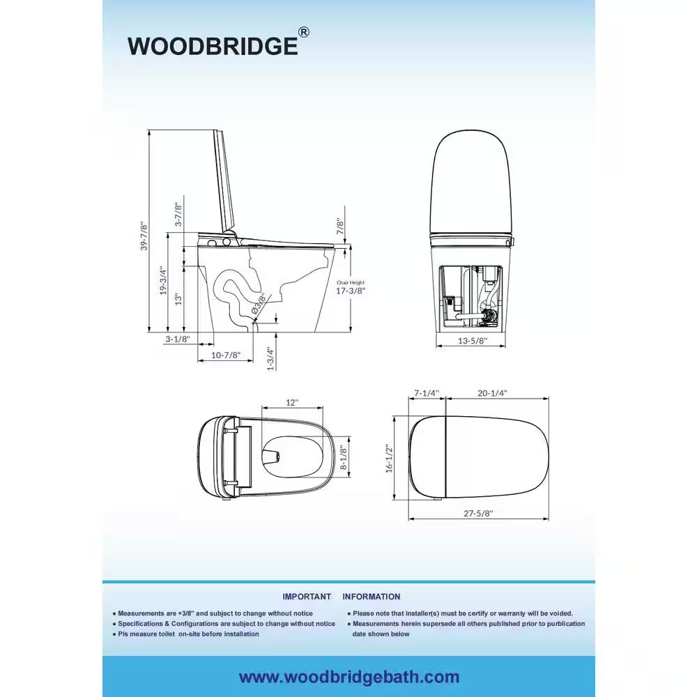 Elongated ADA Smart Toilet Bidet 1.28 GPF in Grey with Auto Open and Close, Clean Foam Dispenser and Map Flushing 1000G