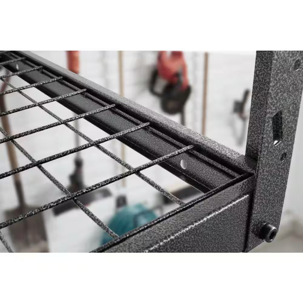 Gearloft Hammered Granite Adjustable Height Overhead Garage Storage Rack (96 in W X 24 in D)