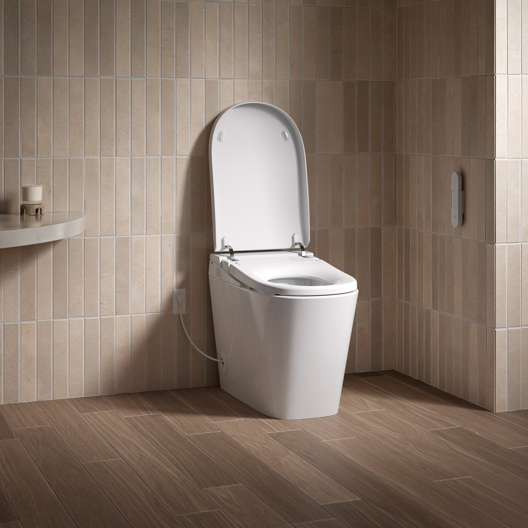 Kohler Fora One-Piece Elongated Smart Toilet, Dual-Flush