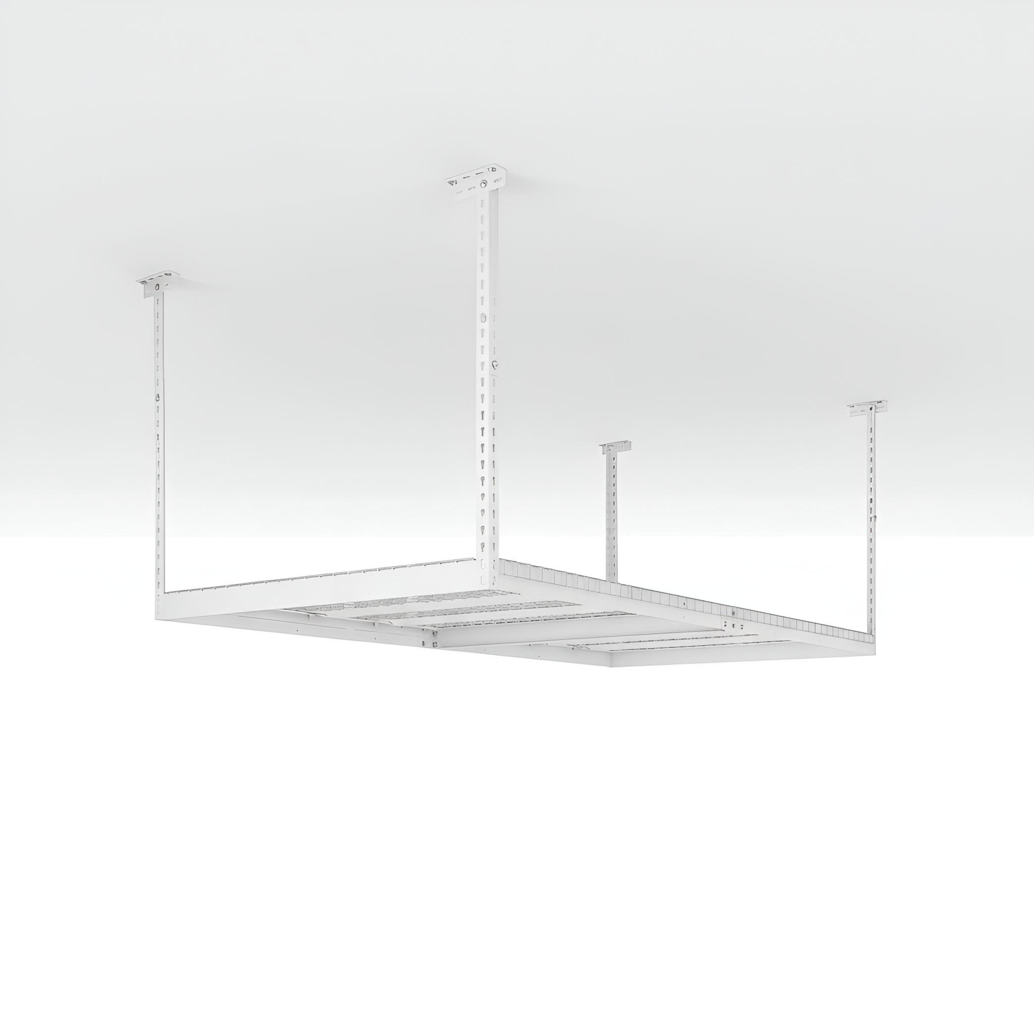 Versarac 4' x 8' Adjustable Overhead Storage Rack – 600 lb Ceiling-Mounted Steel