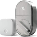 Smart Lock + Connect Wi-Fi Bridge, Satin Nickel, Works with Alexa, Keyless Home Entry from Anywhere